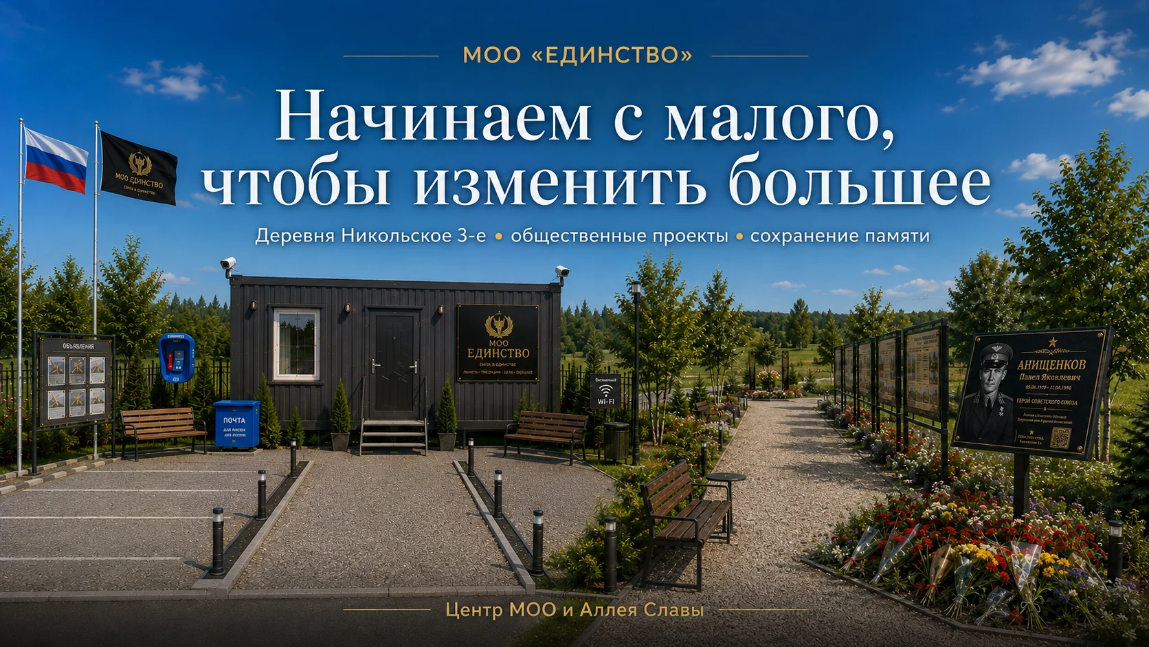 МОО «ЕДИНСТВО»: начинаем с малого, чтобы изменить большее